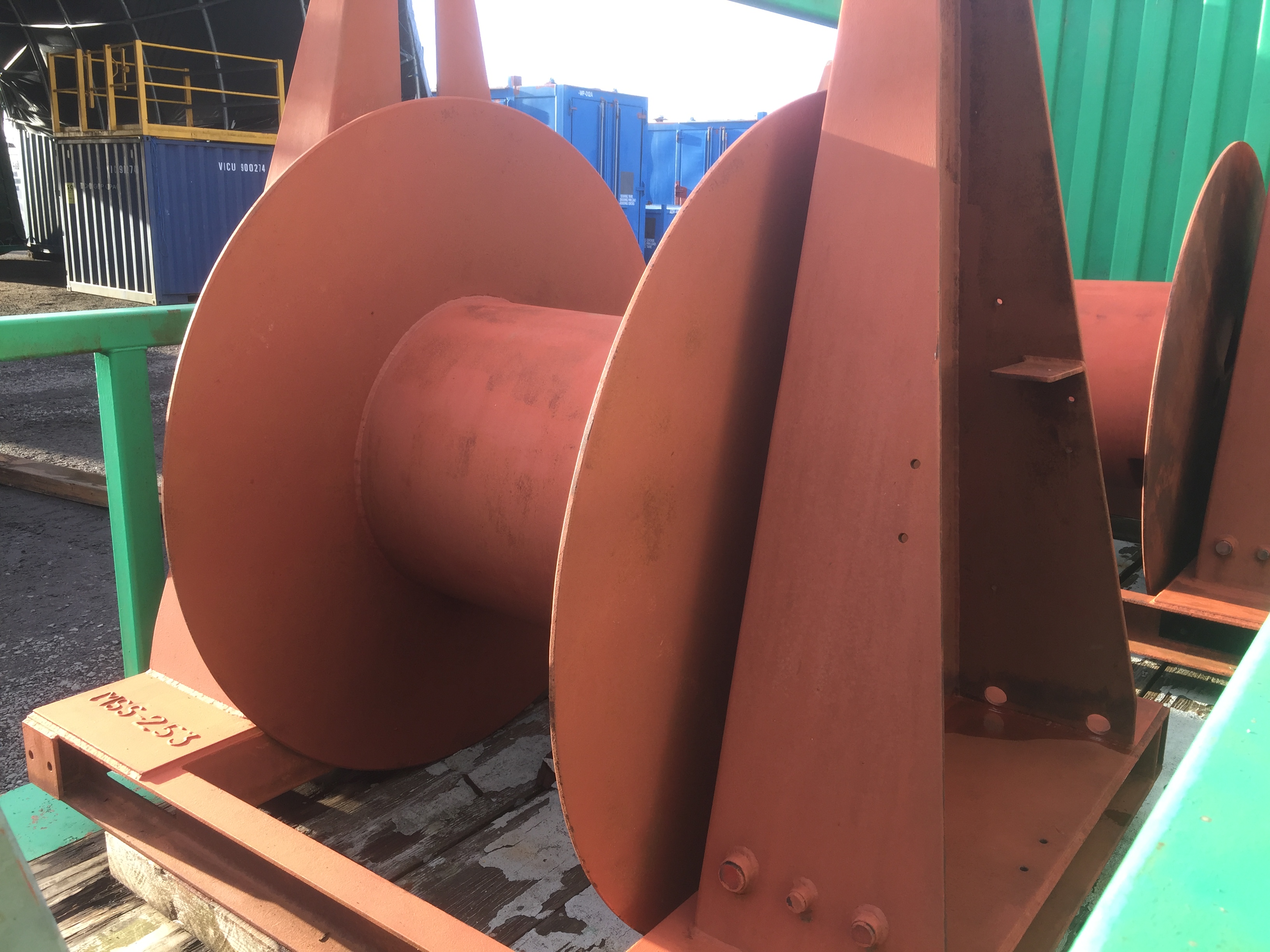 For Sale - Hose Winch C/W Guards & Slip Ring Holder (B)